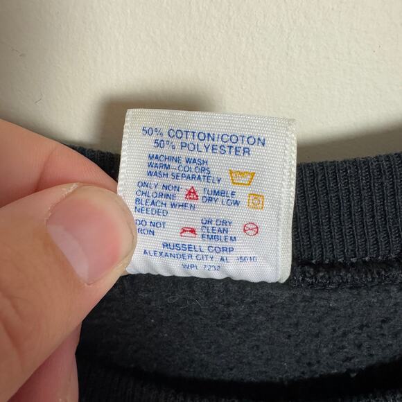 Jerzees Vintage Floral Crewneck Pullover Sweatshirt US Women's XL - Picture 5 of 6